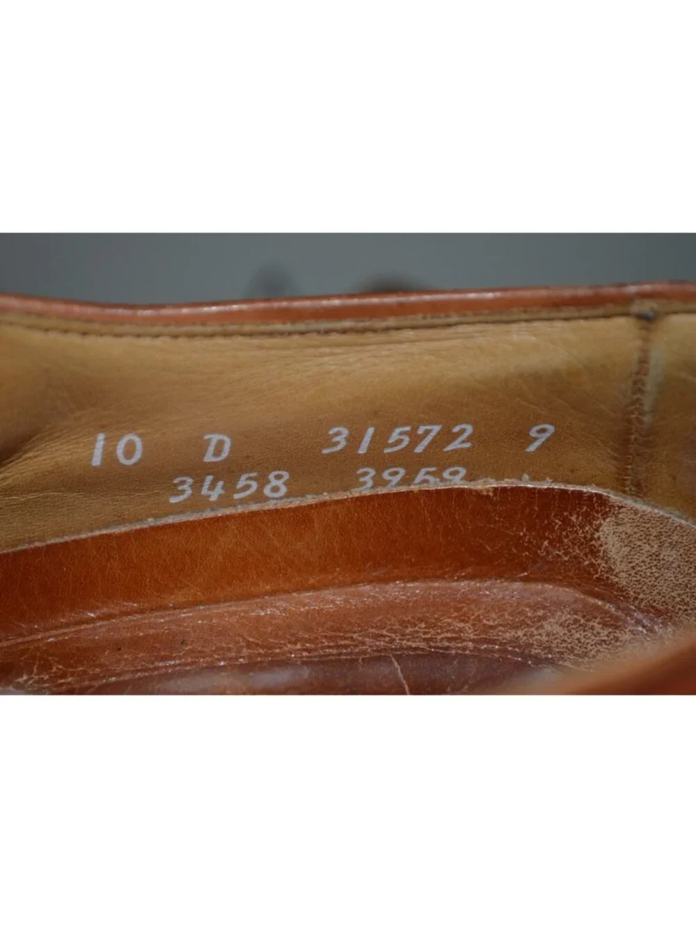 Men's Low Top Brown Shoes Size 10 D Leather Oxford Lace Up Wing Tip Classic